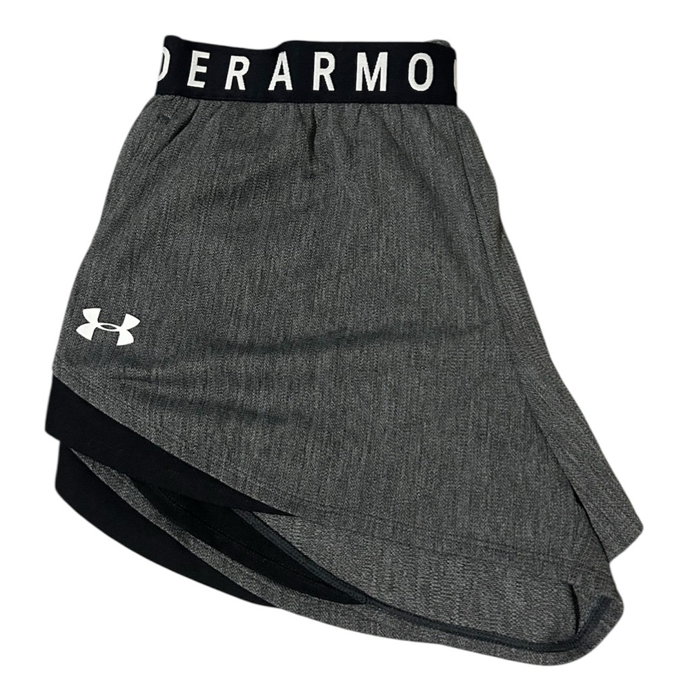 Under Armour Black and Gray Layered Skirt